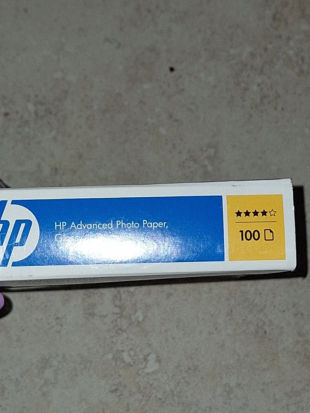 HP Advanced Photo Paper Glossy - White